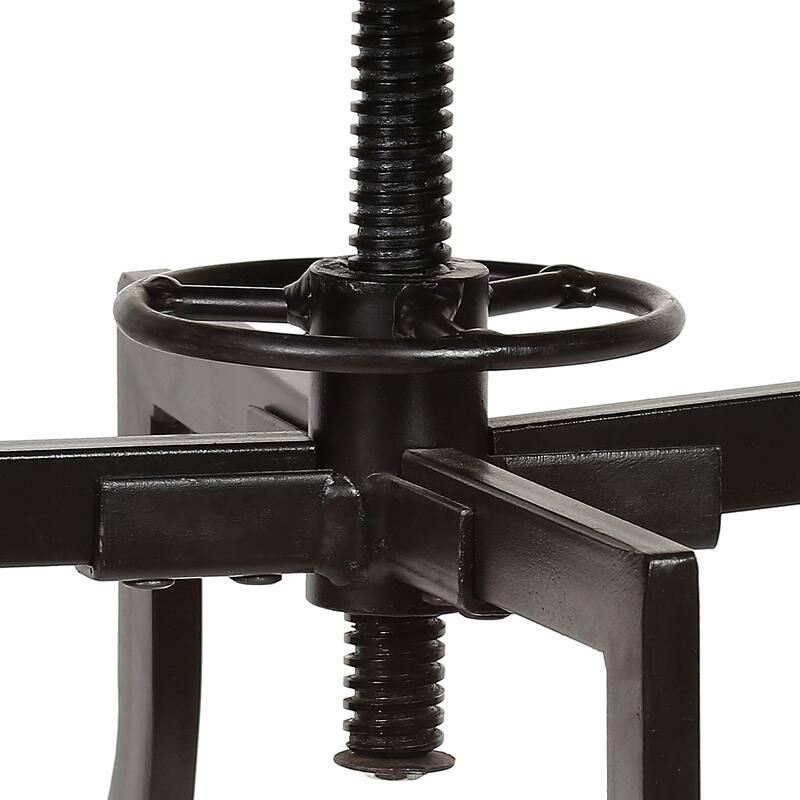 Carbon Loft Richard Wood and Metal Bar Stool
