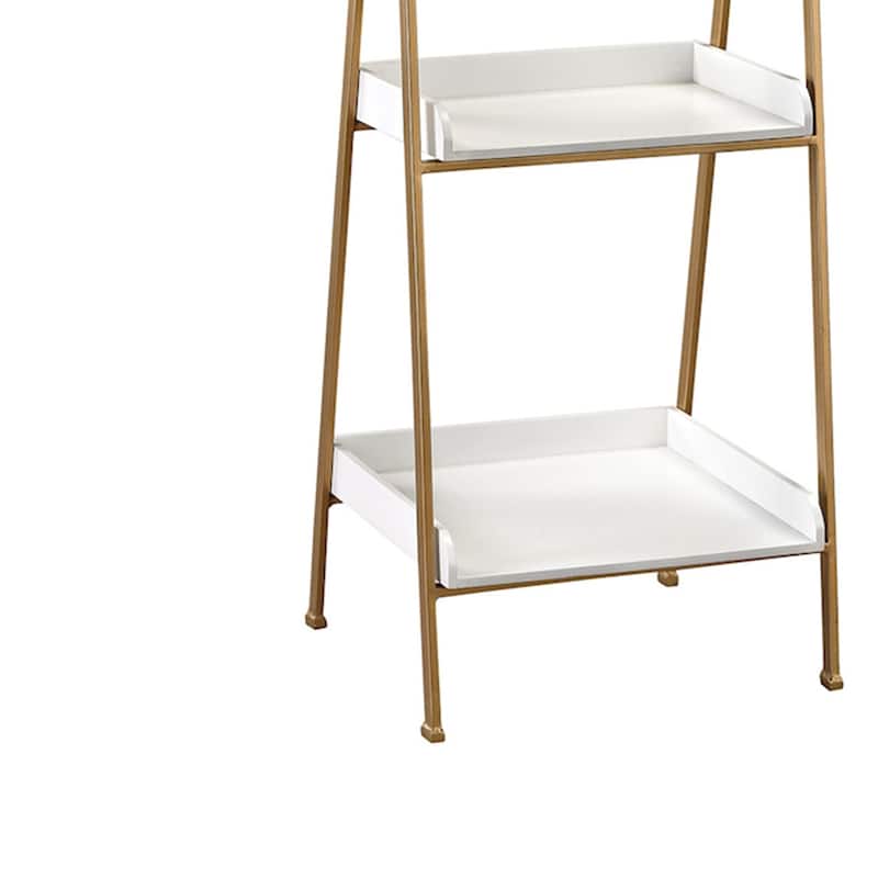 Elk Home Kline Gloss White Wood Composite Bookcase