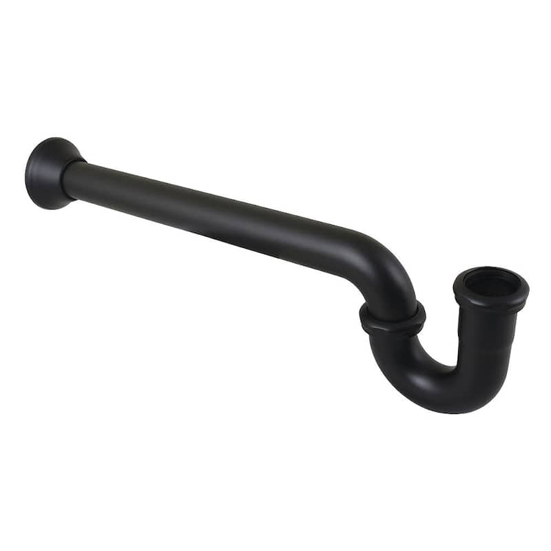Kingston Brass CC7180 Vintage 3" Metal P-Trap - Matte Black