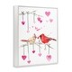 preview thumbnail 12 of 23, Stupell Be Mine Cardinals Framed Giclee Art Design By Melissa Hyatt