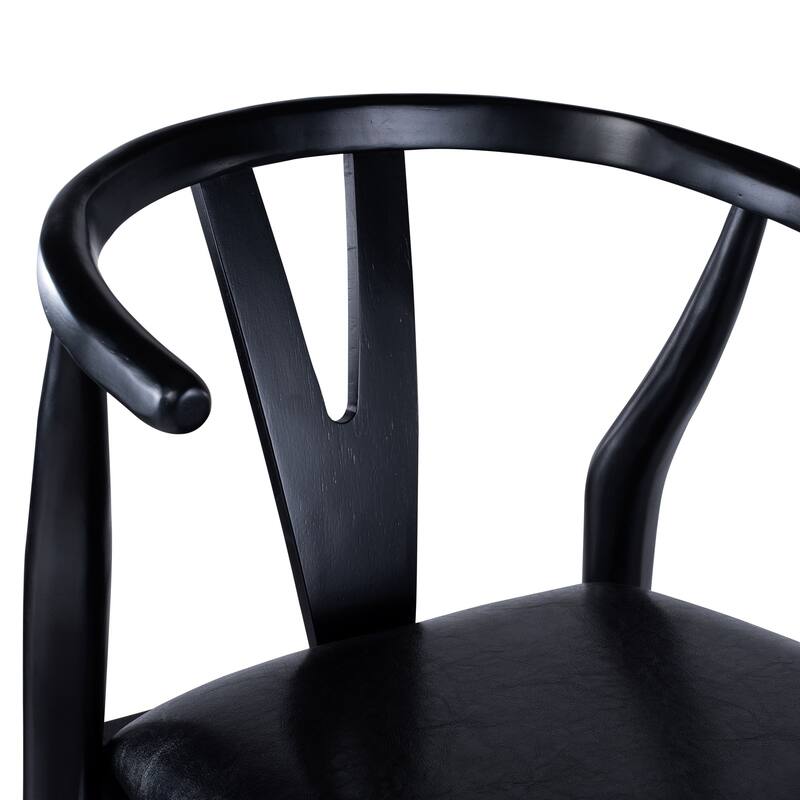 Johan Kitchen Bar Stool - Black Finish