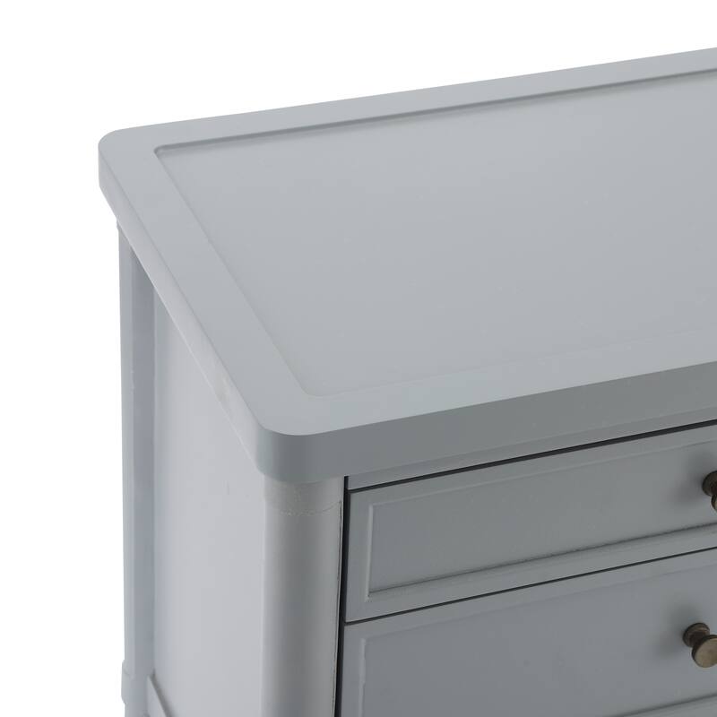 Christopher Knight Home - Modern Minimalist 23.62" Nightstand with Roller Glide Drawers & Solid Wood Legs, Versatile Home Use