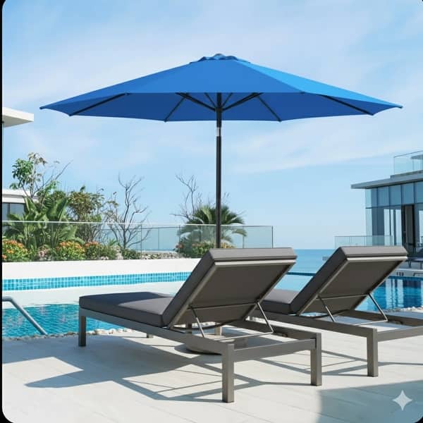 11 ft blue patio umbrella Formosa Covers Cantilever Replacement Canopy TOP ONLY for Foot 8 Rib Outdoor Garden Offset Umbrella Fabric Round Octagonal, Premium Elevate your outdoor living space with this premium 11 ft LAUSAINT HOME 11 FT Deluxe