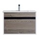 preview thumbnail 36 of 109, Fine Fixtures - Wall Mount Bathroom Vanity And Sink, Knob Free Design - Alpine Collection -