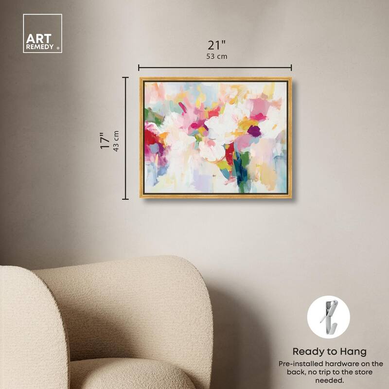Saturated Colors I Canvas by Art Remedy