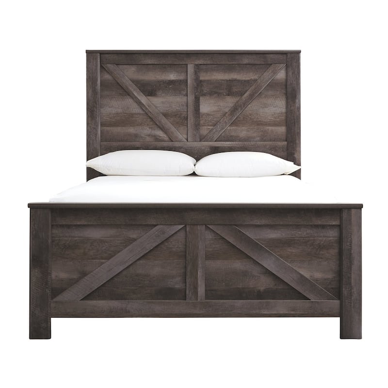 Wynnlow Cross-Buck Panel Bed.
