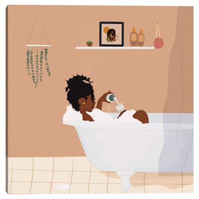 Unwind by Princella Canvas Art Print