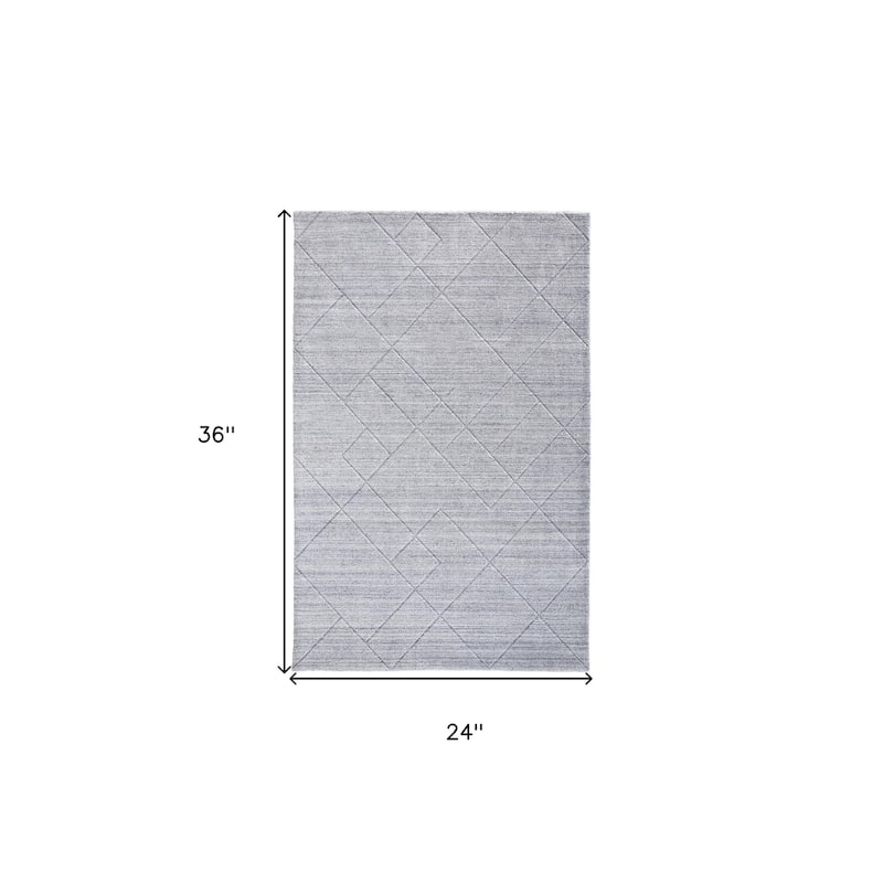 Vekoy Traditional Woven Area Rug By HomeRoots - 2' x 3'