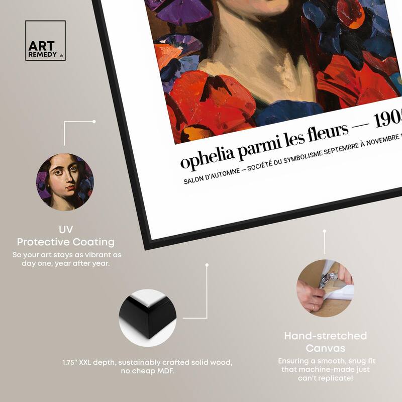 Vision of Ophelia Canvas by Art Remedy