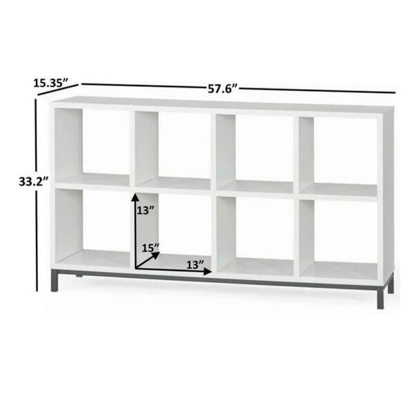 Indoor Storage Cabinet 8 Cube Organizer with Metal Base - Bed Bath ...