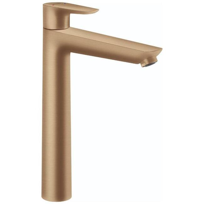 Hansgrohe Talis E 1.2 GPM Single Hole Bathroom Faucet with QuickClean, - Brushed Bronze