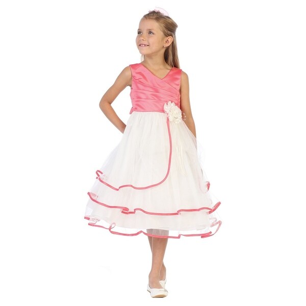 coral easter dress