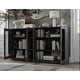 preview thumbnail 61 of 75, 100% Solid Wood Sideboard with Glass or Solid Wood Doors by Palace Imports - 64" x 35.75"