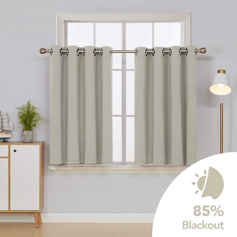 Deconovo Square Grommet Curtain Panel Pair(2 Panel)