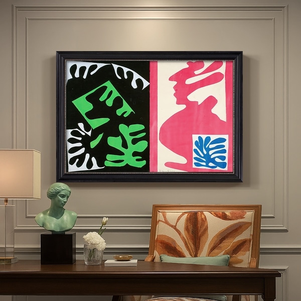 Composition Black and Red from Jazz 1947-Henri Matisse-Custom