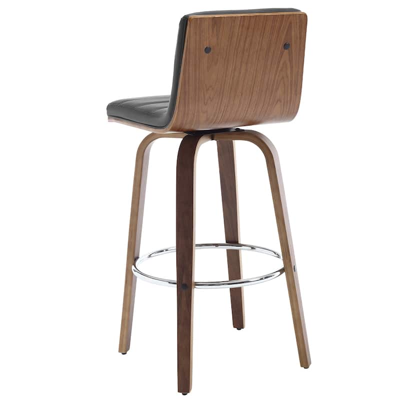 26"/29" Faux Leather Swivel Bar/Counter Stools, Set of 2/3