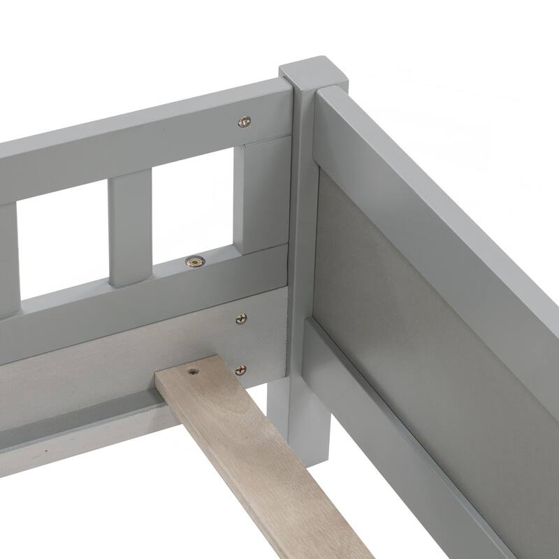 Full Pine Wood Bed with Innovative Features for Ultimate Comfort