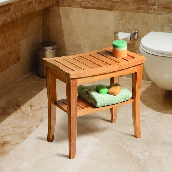 Deluxe Bamboo Shower Bench On Sale Bed Bath Beyond 12729703