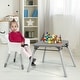 preview thumbnail 43 of 42, Babyjoy 4 in 1 Baby High Chair Convertible Toddler Table Chair Set - See Details