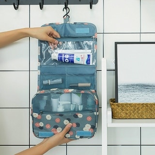 Hanging Toiletry Bag - Large Cosmetic Makeup Travel Organizer for Men ...