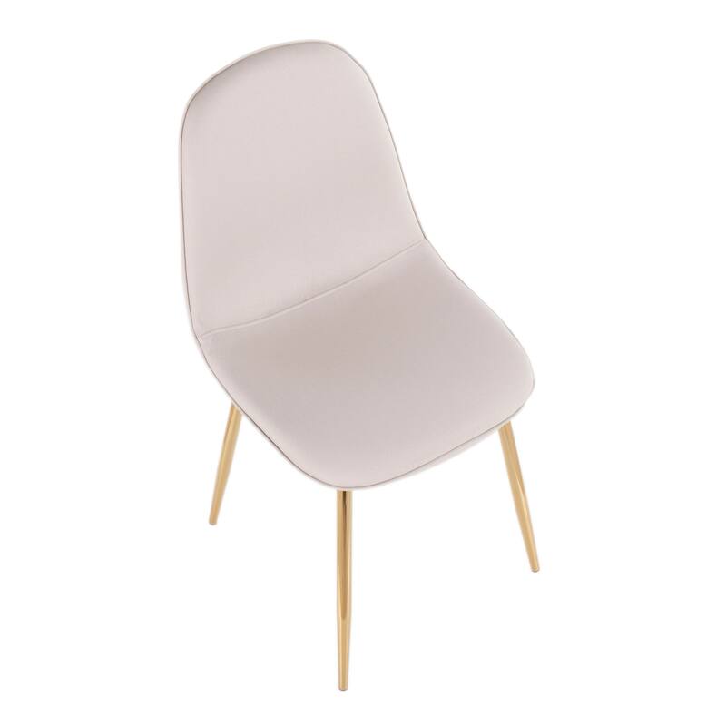 Silver Orchid Stone Gold Dining Chair - Set of 2