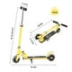 preview thumbnail 2 of 5, Scooter Toys for Kids Ages 6-12/3-5, Easy Folding Kids Scooter with 3 Levels Adjustable Handlebar