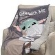 preview thumbnail 6 of 4, Lambs & Ivy Star Wars The Kids with Me Grogu/The Child/Baby Yoda Baby Blanket