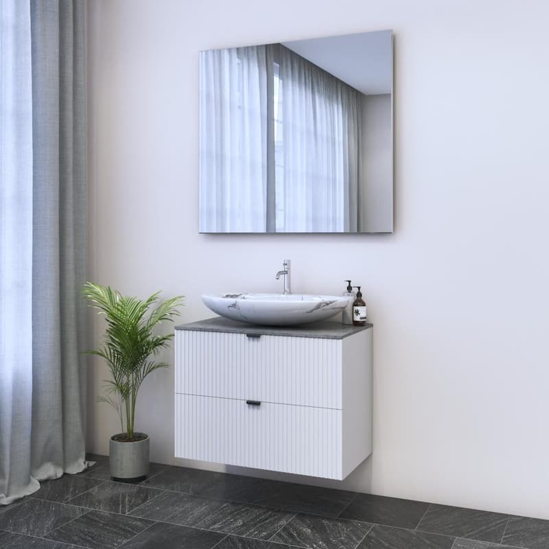 Nicole 2S 80 Floating Bathroom Vanity (32" Width)