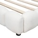preview thumbnail 5 of 9, Upholstered Full Size Platform Bed with USB Charging Ports and LED Lighting for Modern Comfort and Convenience