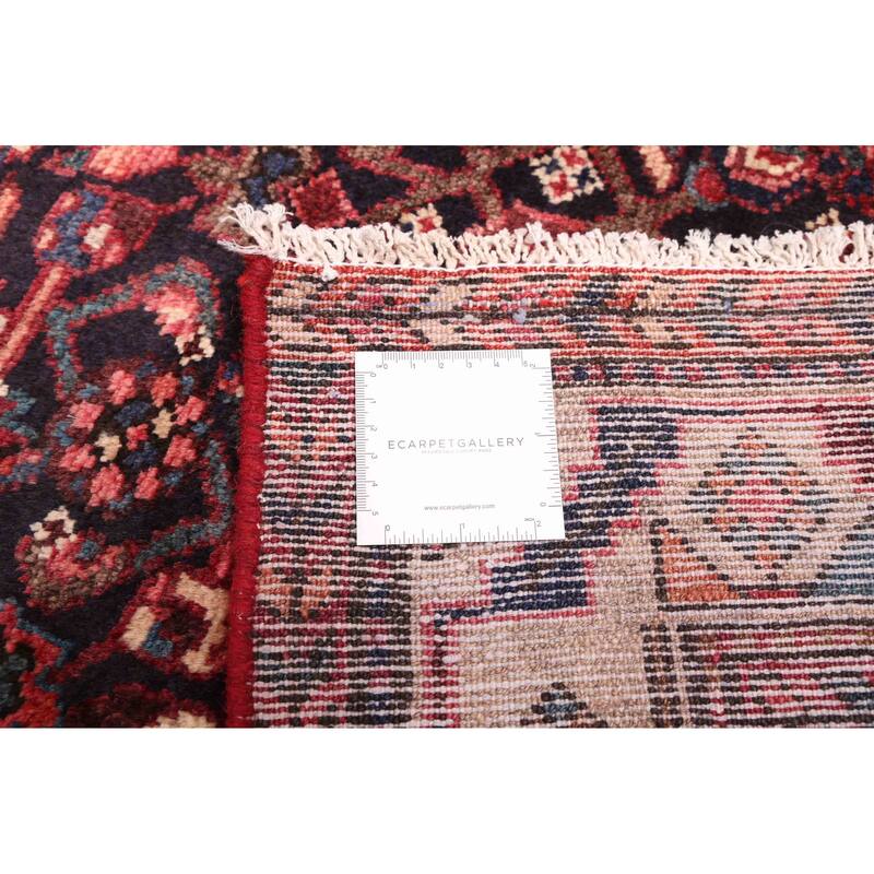 ECARPETGALLERY Hand-knotted Andelz Dark Navy Wool Rug - 3'7 x 10'0