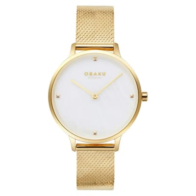 Obaku Women's Figen Mother of pearl Dial Watch - V295LXGWHG - Mother of pearl - 6 (36)