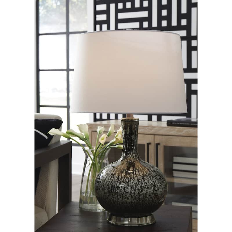 Signature Design by Ashley Tenslow Antique Black Table Lamp - 15"W x 15"D x 26"H