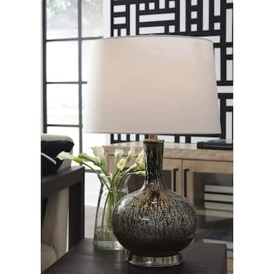 Signature Design by Ashley Tenslow Antique Black Table Lamp - 15"W x 15"D x 26"H