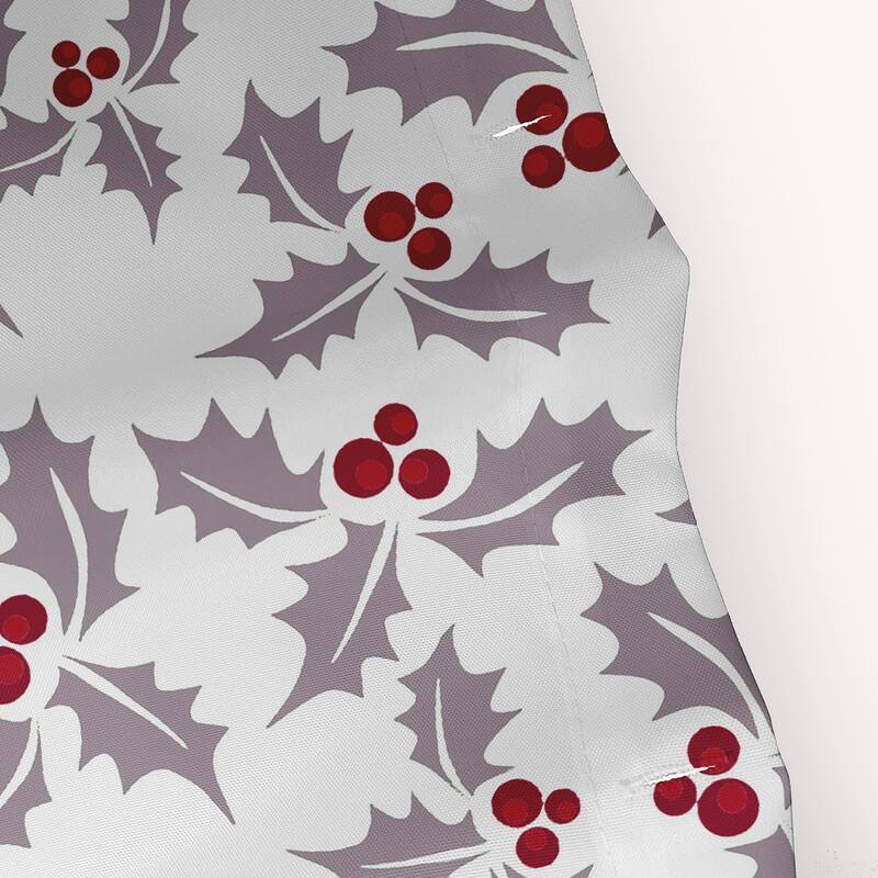 Merry Christmas with Holly Shower Curtain