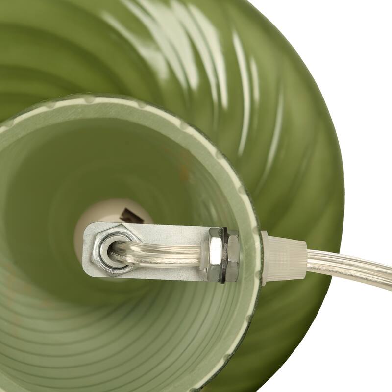 Frosted Glass Mushroom Table Lamp Bedside Night Light