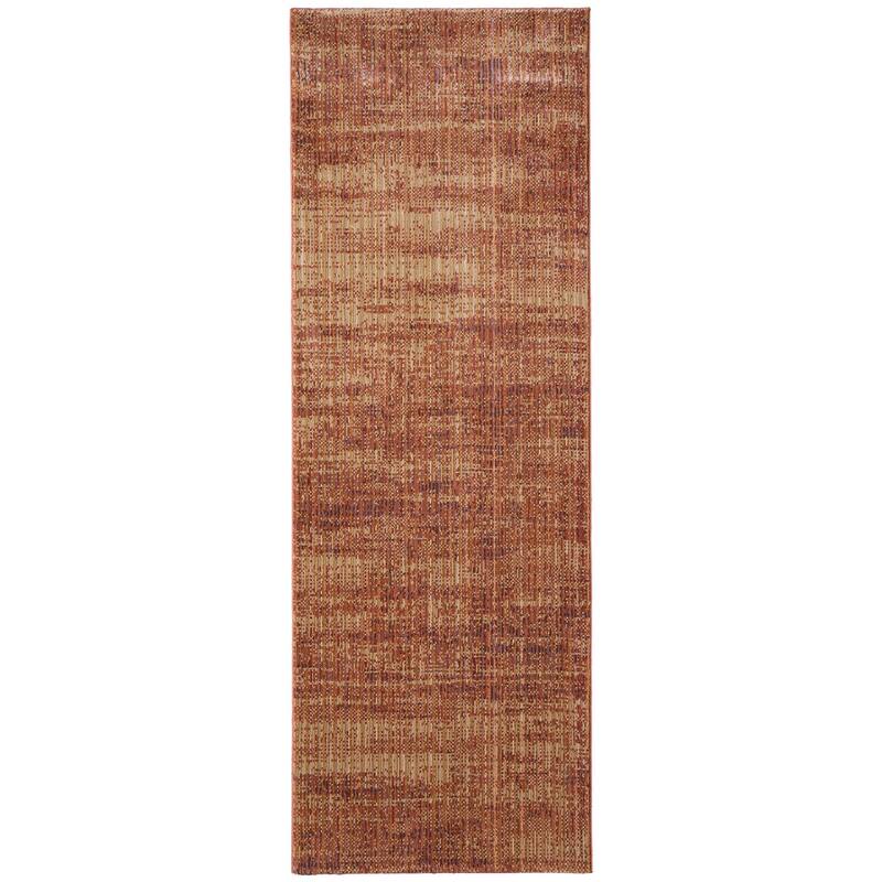 HomeRoots Solid Color Casual Runner Area Rug - 87.00 in. x 30.00 in. x 0.47 in.