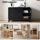 preview thumbnail 24 of 46, HULALA HOME Glenda Contemporary 45''W Versatile 3-door Adjustable Shelf Storage Cabinet