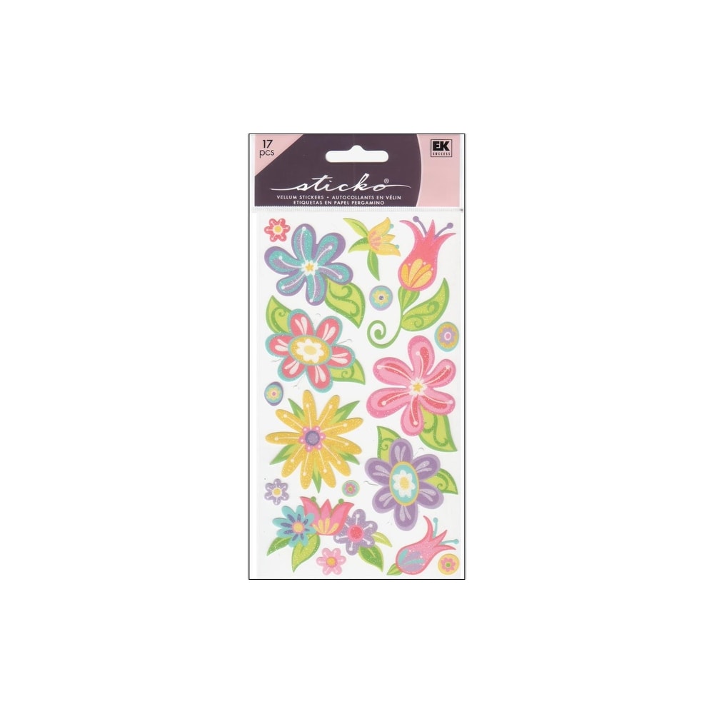 FANCIFUL FLOWERS STICKO STICKERS daisy floral