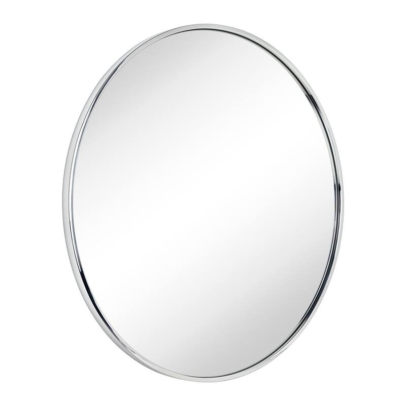 TEHOME Korra Round Wall Mirrors 30 and 36 Inch Metal Frame Options for Bathroom Bedroom & Entryway