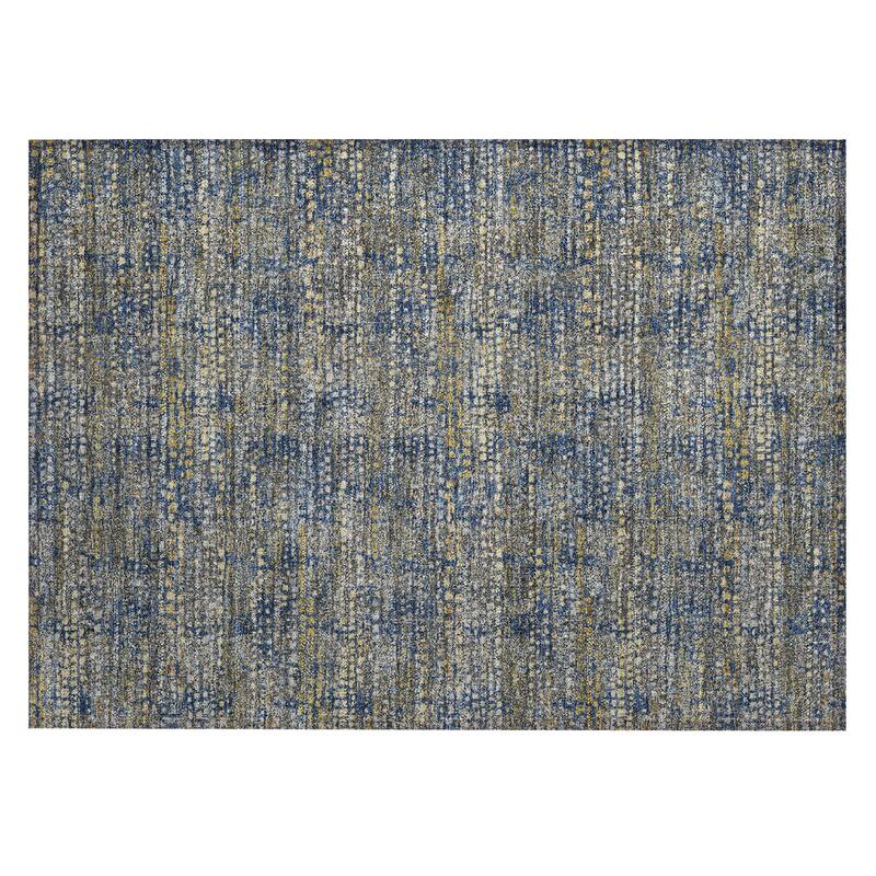 Machine Washable Indoor/ Outdoor Casual Kersey Chantille Rug