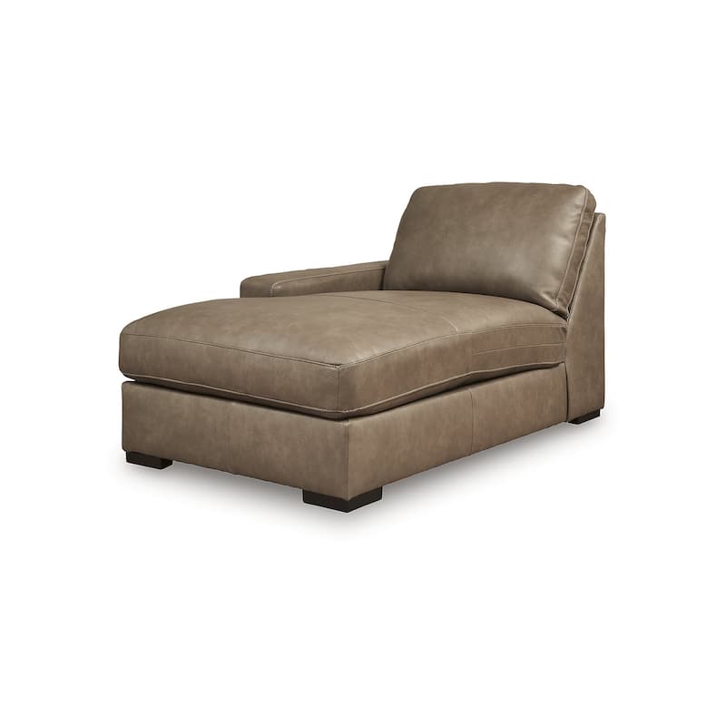 Signature Design by Ashley Veronella Brown 5-Piece Sectional with Chaise - 122" W x 130" D x 39" H
