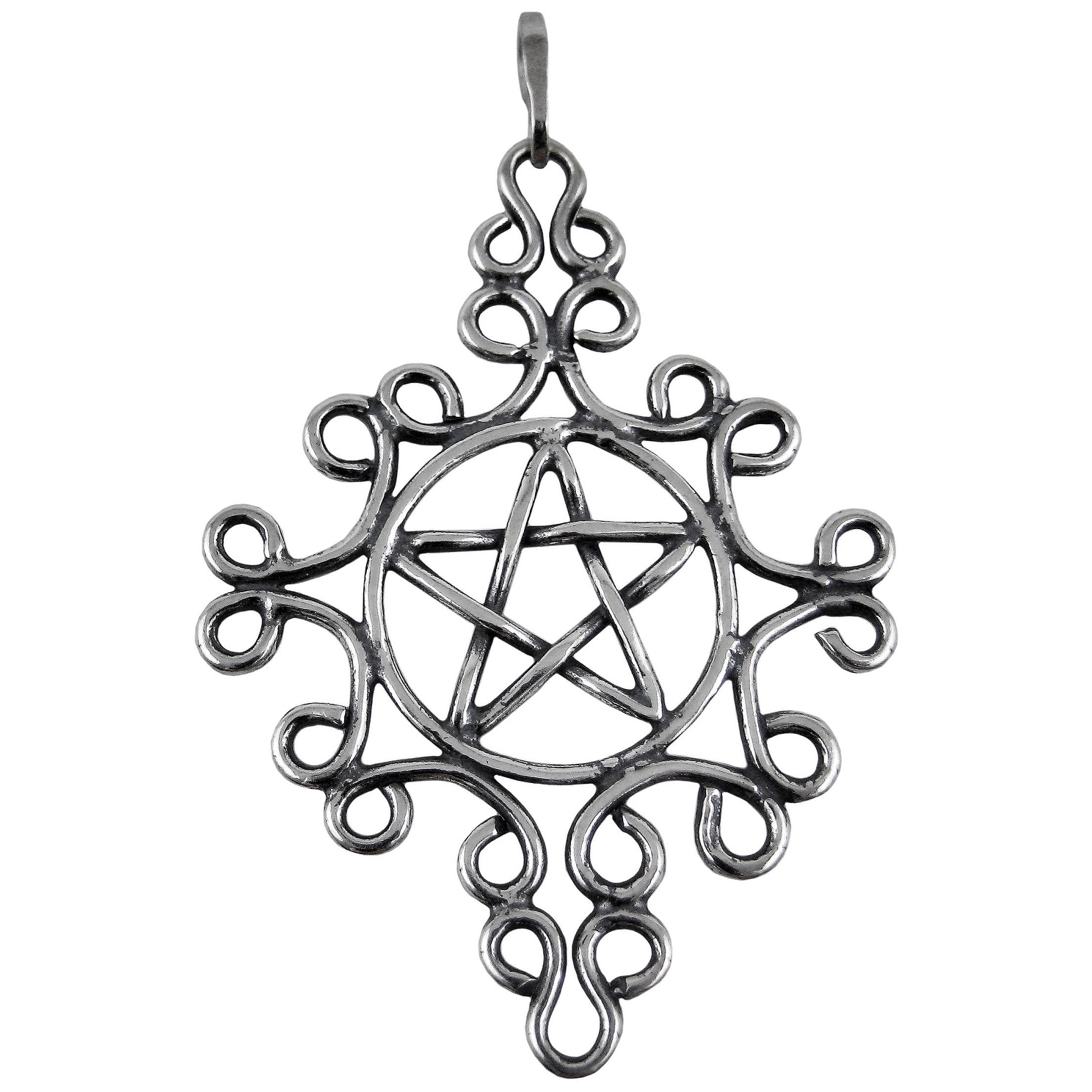 Arbre de vie Yggdrasil Pentacle Pendentif Pentagramme Wicca Pagan Charm Bracelet 