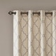 preview thumbnail 15 of 80, Madison Park Westmont Fretwork Print Pattern Single Curtain Panel