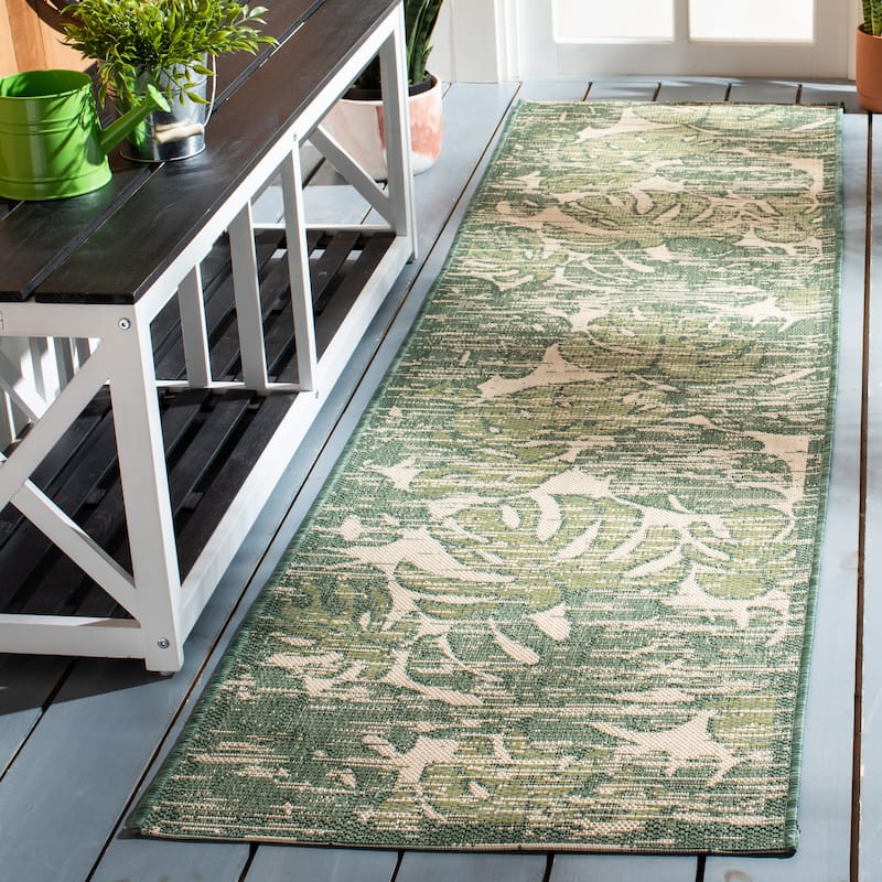 SAFAVIEH Courtyard Gerdhild Indoor /Outdoor Waterproof Patio Backyard Rug
