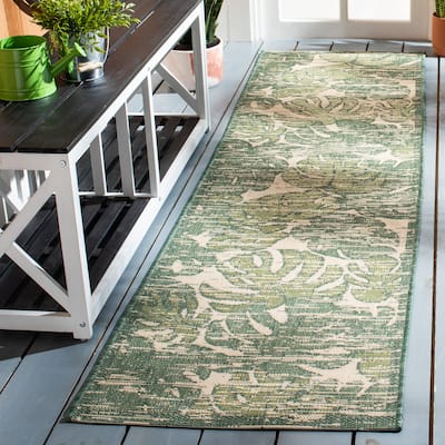 SAFAVIEH Courtyard Gerdhild Indoor /Outdoor Waterproof Patio Backyard Rug