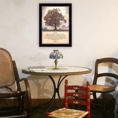 TrendyDecor4U Contemporary "Living Life" Framed Print Wall Art by Bonnie Mohr
