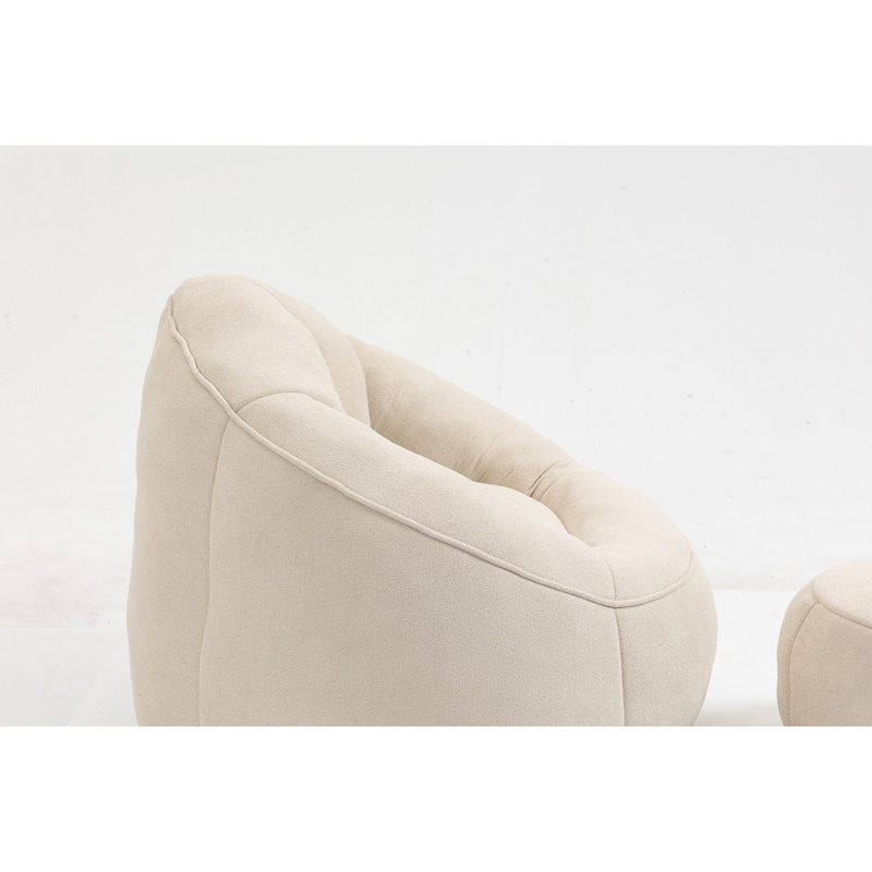 High Pressure Bean Bag Chair With Footrest