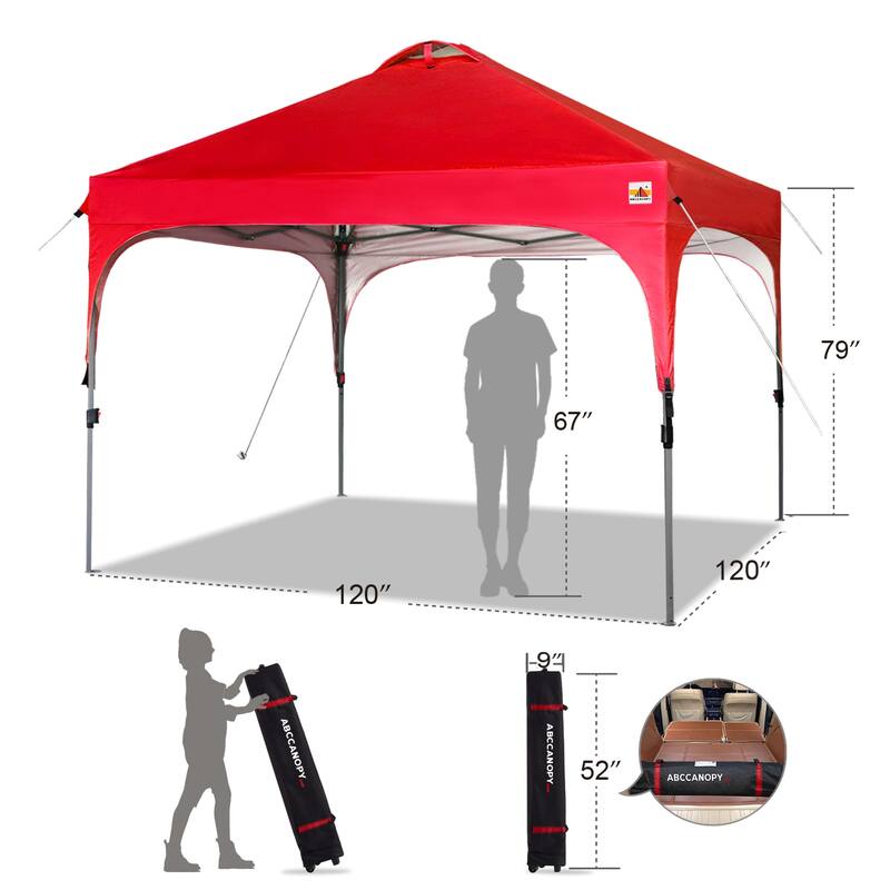 ABCCANOPY Outdoor Pop up Camping Sun Shelter Canopy Tent
