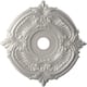 3 1/2" Inside Diameter - Attica Thermoformed PVC Ceiling Medallion - 22" Outside Diameter - Textured Metallic Silver