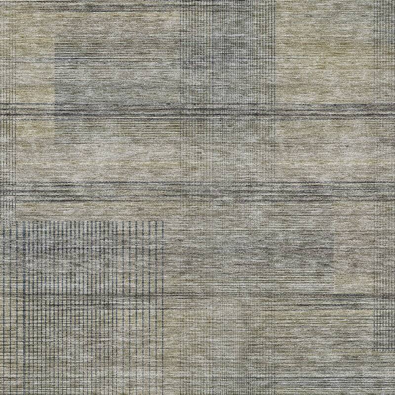 HomeRoots Striped Transitional Rectangle Outdoor Rug